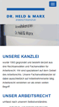 Mobile Screenshot of held-marx.de