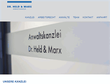 Tablet Screenshot of held-marx.de